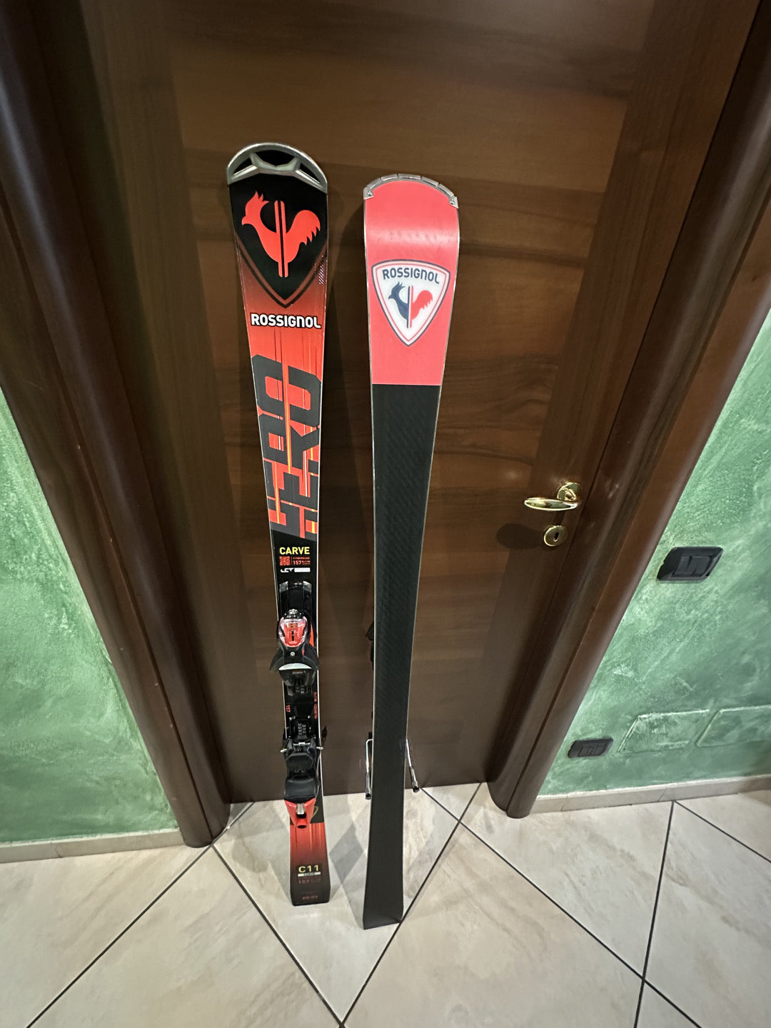 sci rossigno CARVE lunghezza 157cm R11 USATI