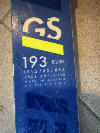 Sci Salomon Gs FIS  world cup 193 cm raggio 30 m usati