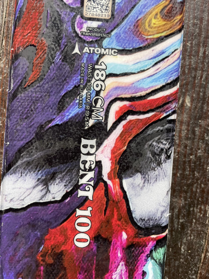 Sci Atomic Bent 100 186cm r19.5 usati