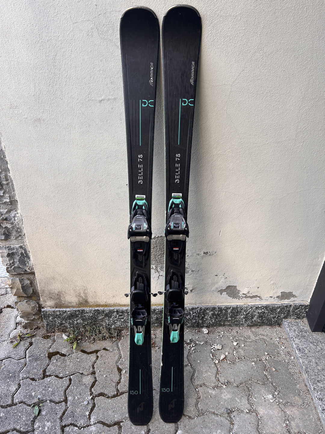 150cm sci Nordica Belle 78 DC r12.2 usato N132 872