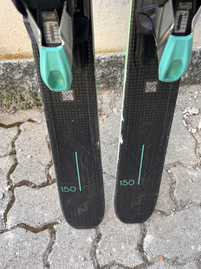 150cm sci Nordica Belle 78 DC r12.2 usato N132 872