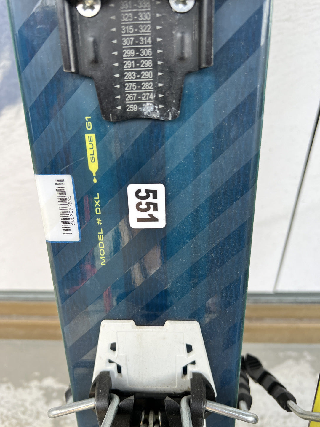 188cm Sci freeride Elan Ripstick106 r17 usato N551