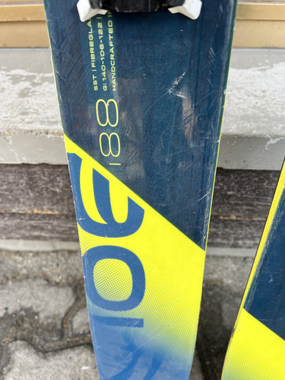 188cm Sci freeride Elan Ripstick106 r17 usato N551
