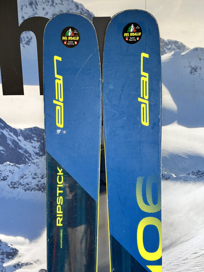 188cm Sci freeride Elan Ripstick106 r17 usato N551