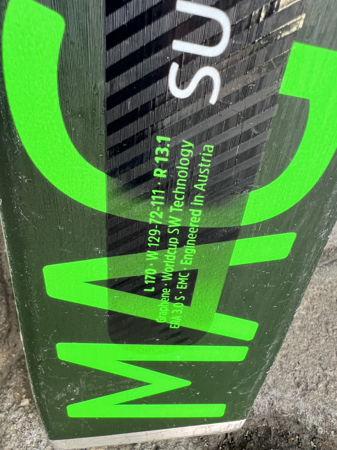 170cm sci Head Supershape e-Magnum r13.1 usati N46