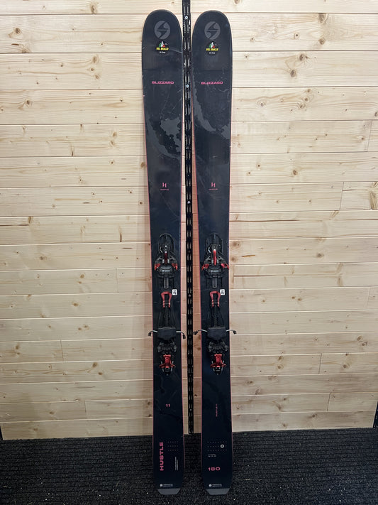 180cm Sci freeride Blizzard Hustle 11 + King Pin13 r19 usato