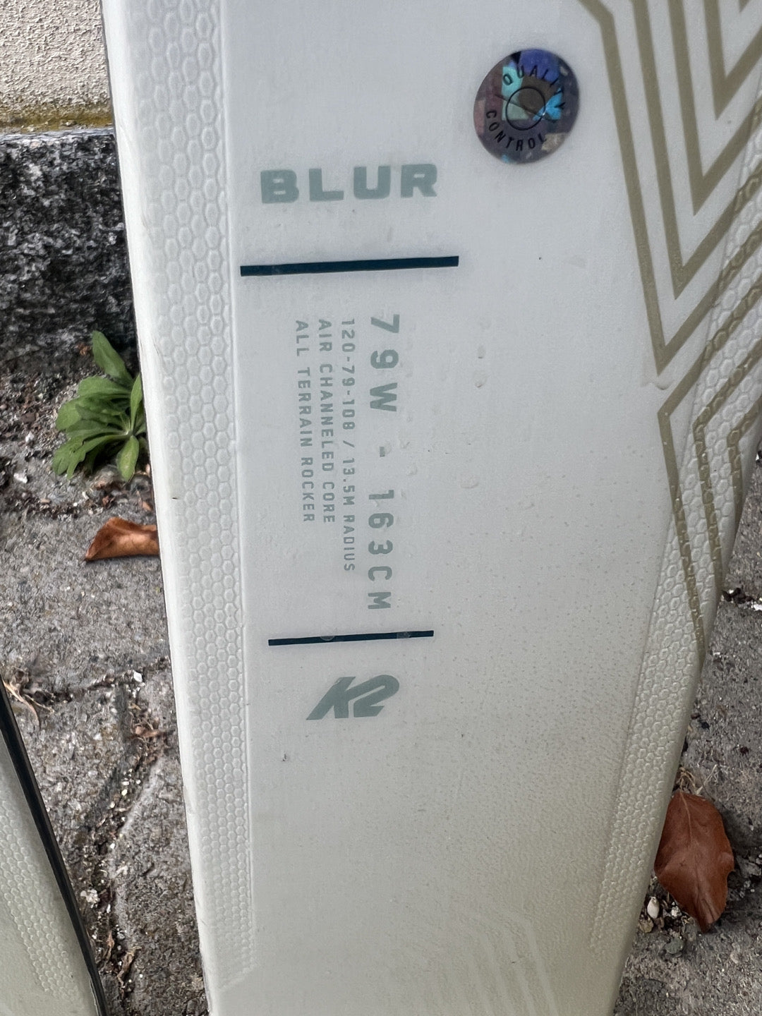 163cm sci K2 Blur79W r13.5 usato 2026 test