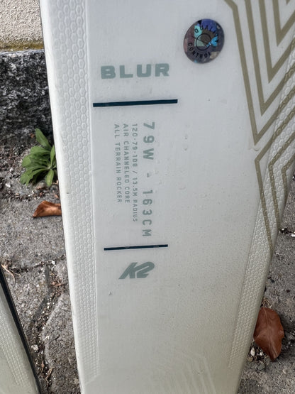 163cm sci K2 Blur79W r13.5 usato 2026 test