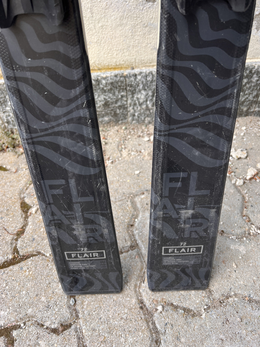 158cm sci Volkl Flair 72 r12.7 usato test N1