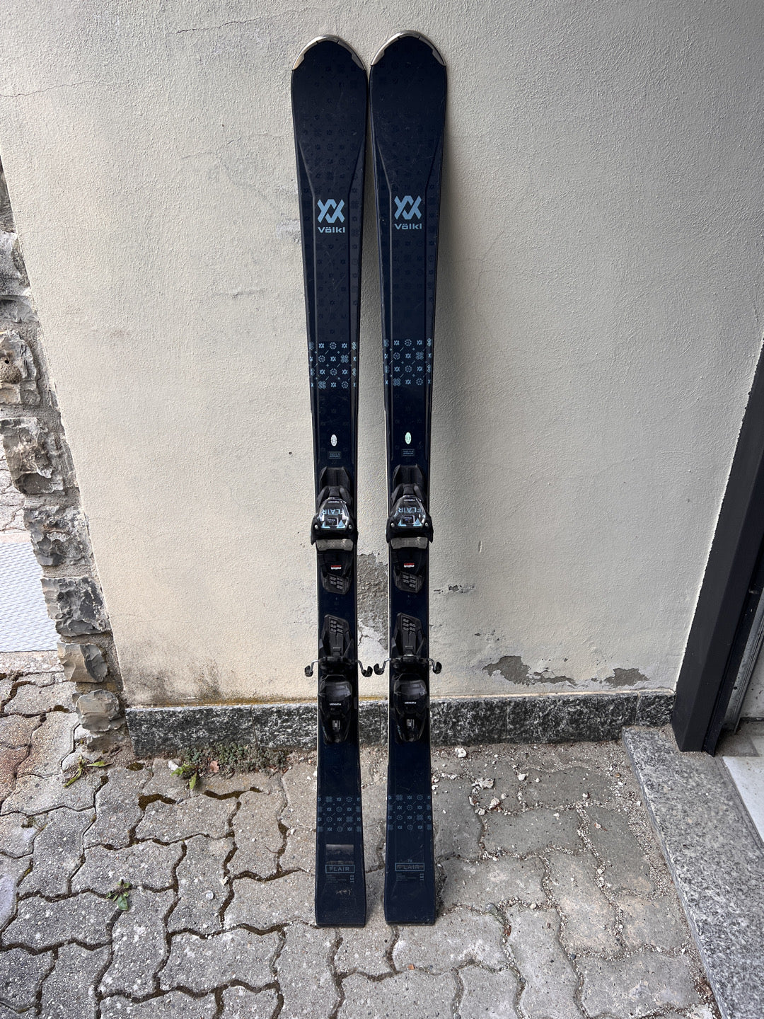 161cm sci Volkl Flair 76 r14.2 usato test