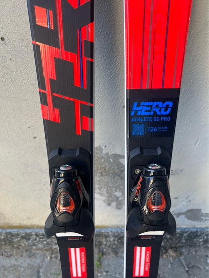 126cm sci Rossignol Hero FIS GSJ r13 usato 2024