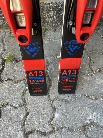 126cm sci Rossignol Hero FIS GSJ r13 usato 2024