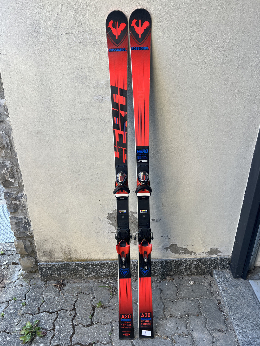 170cm sci Rossignol Hero GS FIS r20 usato 2024 N3