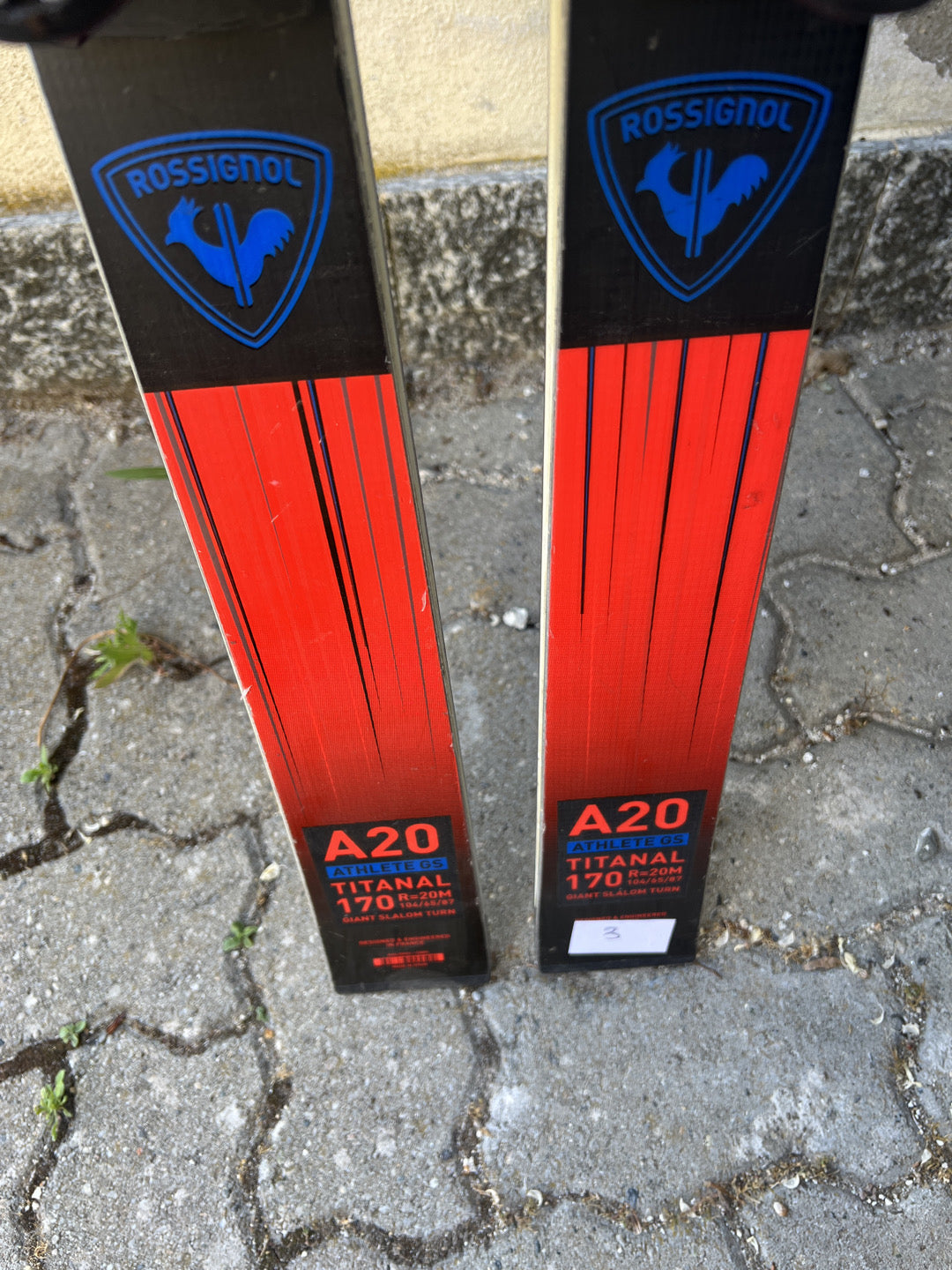 170cm sci Rossignol Hero GS FIS r20 usato 2024 N3