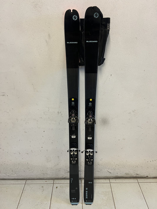 164cm Blizzard G080 LT + attacchi +pelli (N3021)