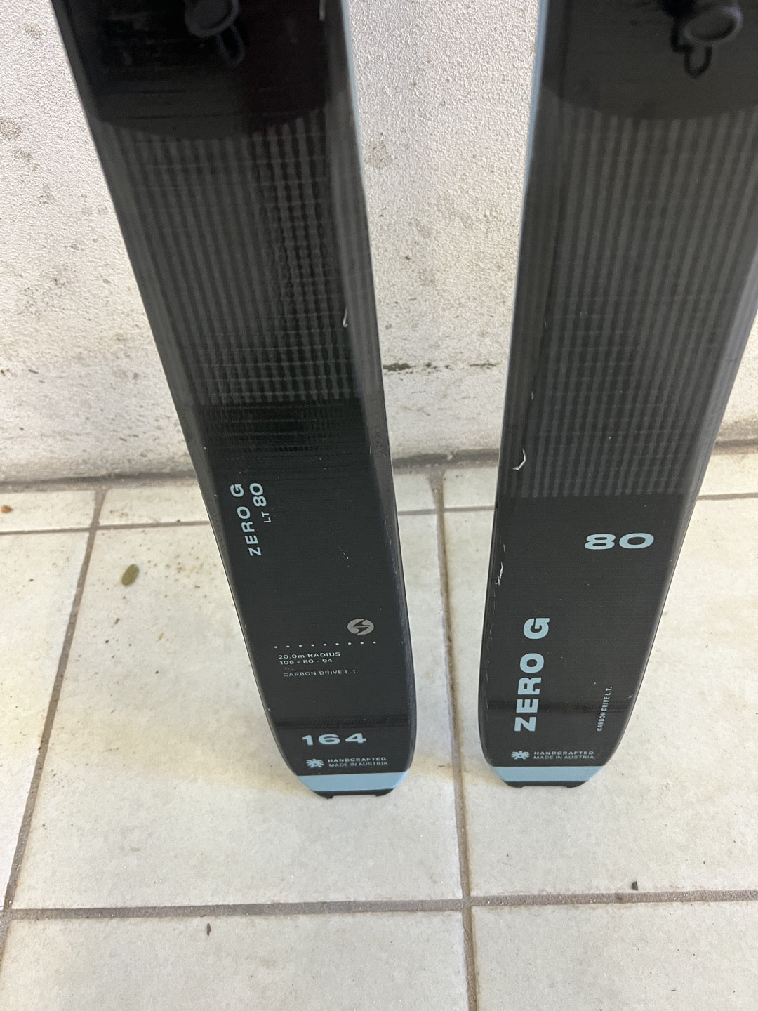 164cm Blizzard G080 LT + attacchi +pelli (N3021)