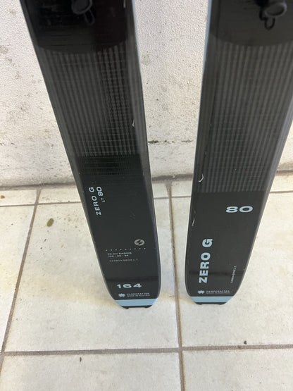 164cm Blizzard G080 LT + attacchi +pelli (N3021)