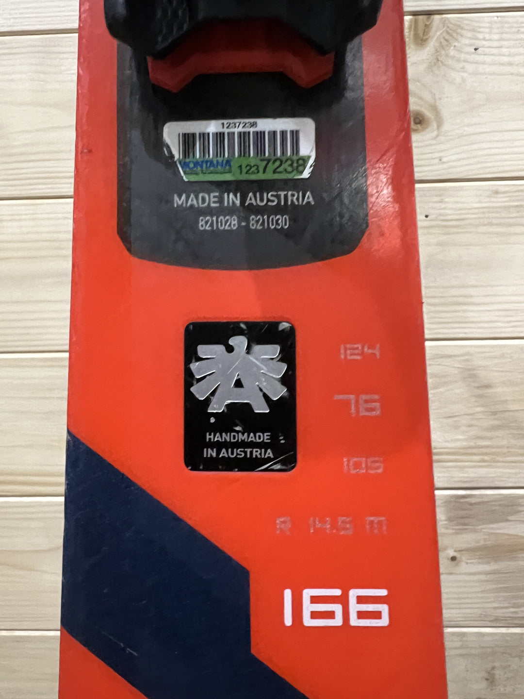 166cm sci Blizzard HRC r14.5 usati