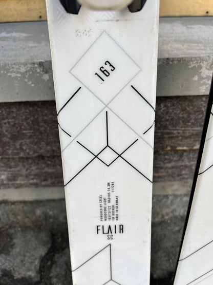 163cm sci Volkl SC Flair r14.3 usato B N421