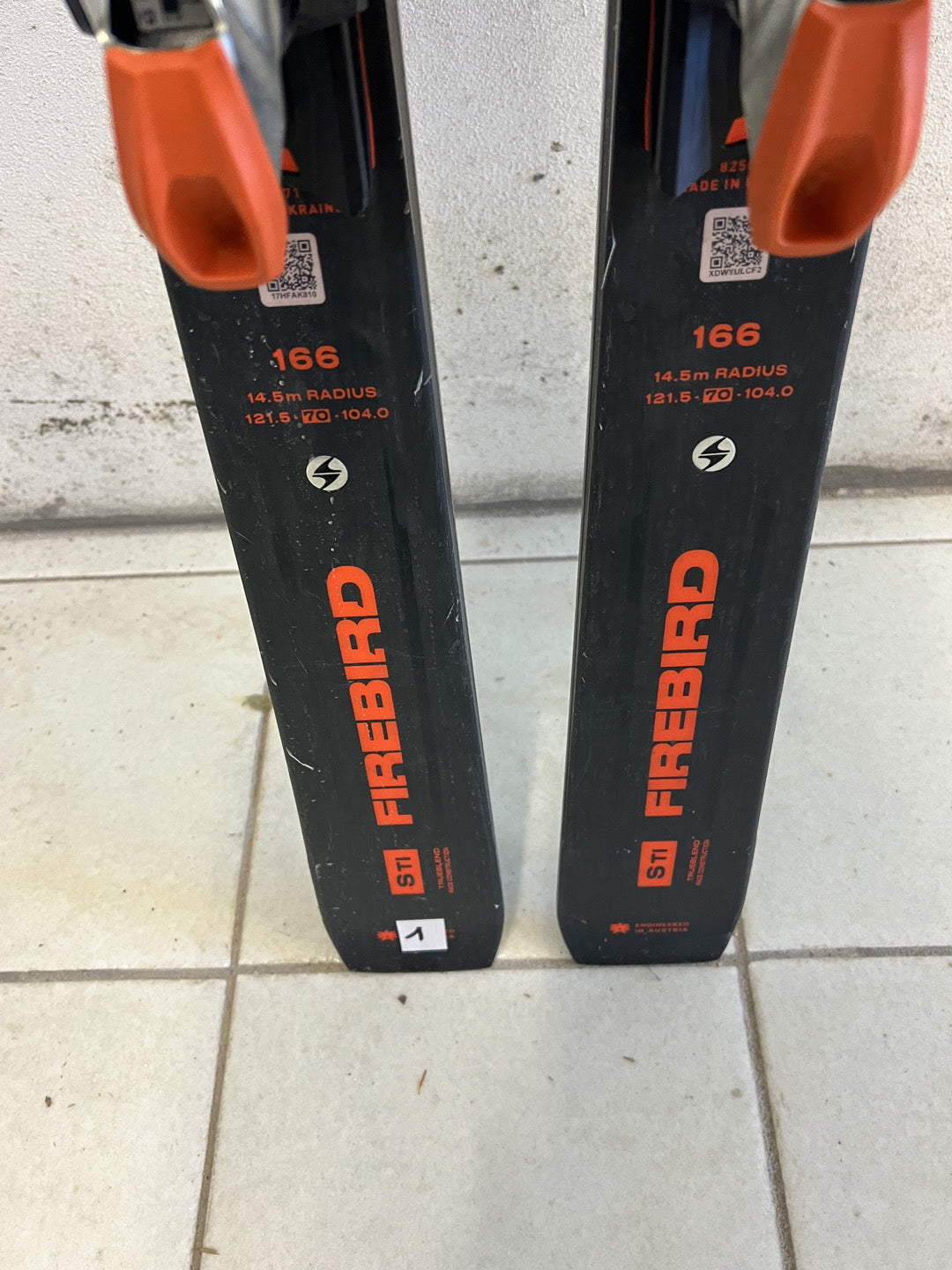 166cm sci Blizzard S TI Test r14.5 usati N1