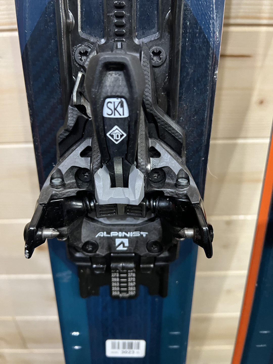180cm Blizzard Zero G105 sci+attacchi+pelli (N3023) usati