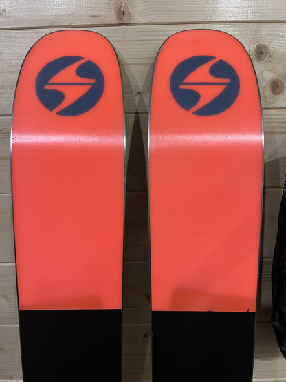 180cm Blizzard Zero G105 sci+attacchi+pelli (N3023) usati