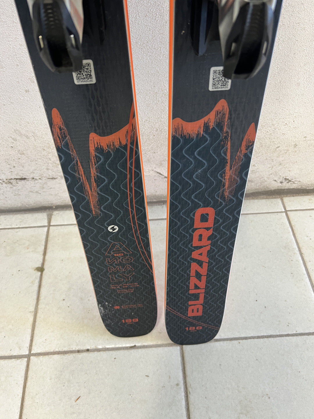 188cm Sci freeride Blizzard Anomaly88 r19 usato N1