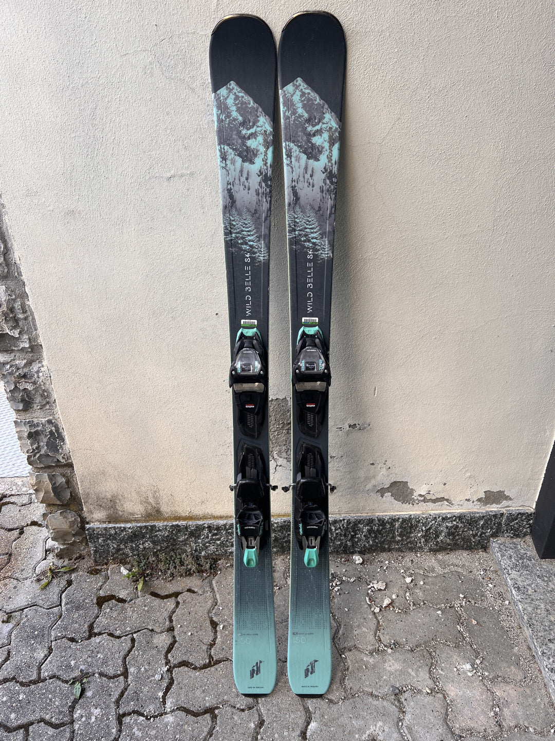 150cm sci Nordica Wild Belle 84 r12.2 usato