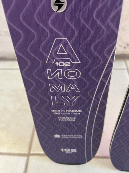 192cm Sci freeride Blizzard Anomaly102 r22.5 usato