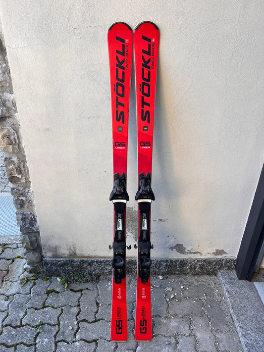Sci Stockli GS LASER Worldcup 165cm Raggio 15m - Usati test