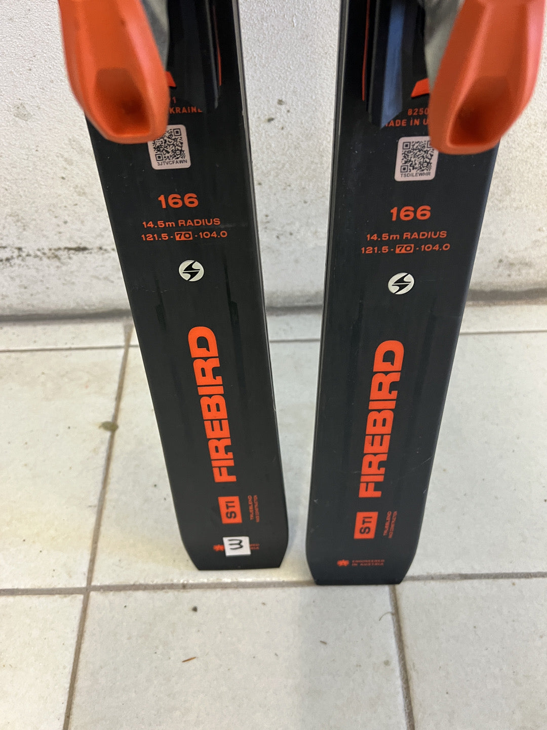 166cm sci Blizzard S TI Test r14.5 usati N3