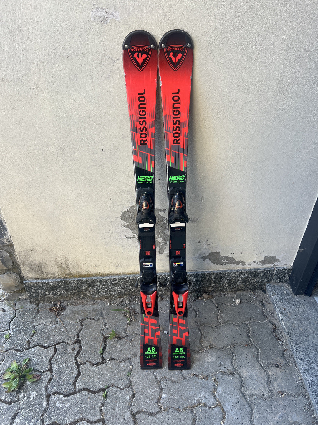 128cm sci Rossignol Hero FIS SLJ r13 usato 2025