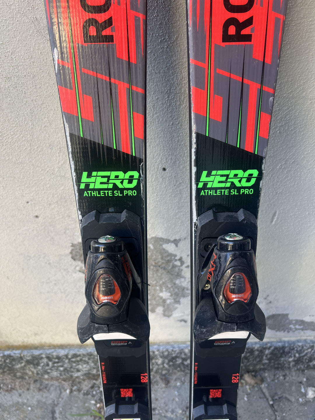 128cm sci Rossignol Hero FIS SLJ r13 usato 2025