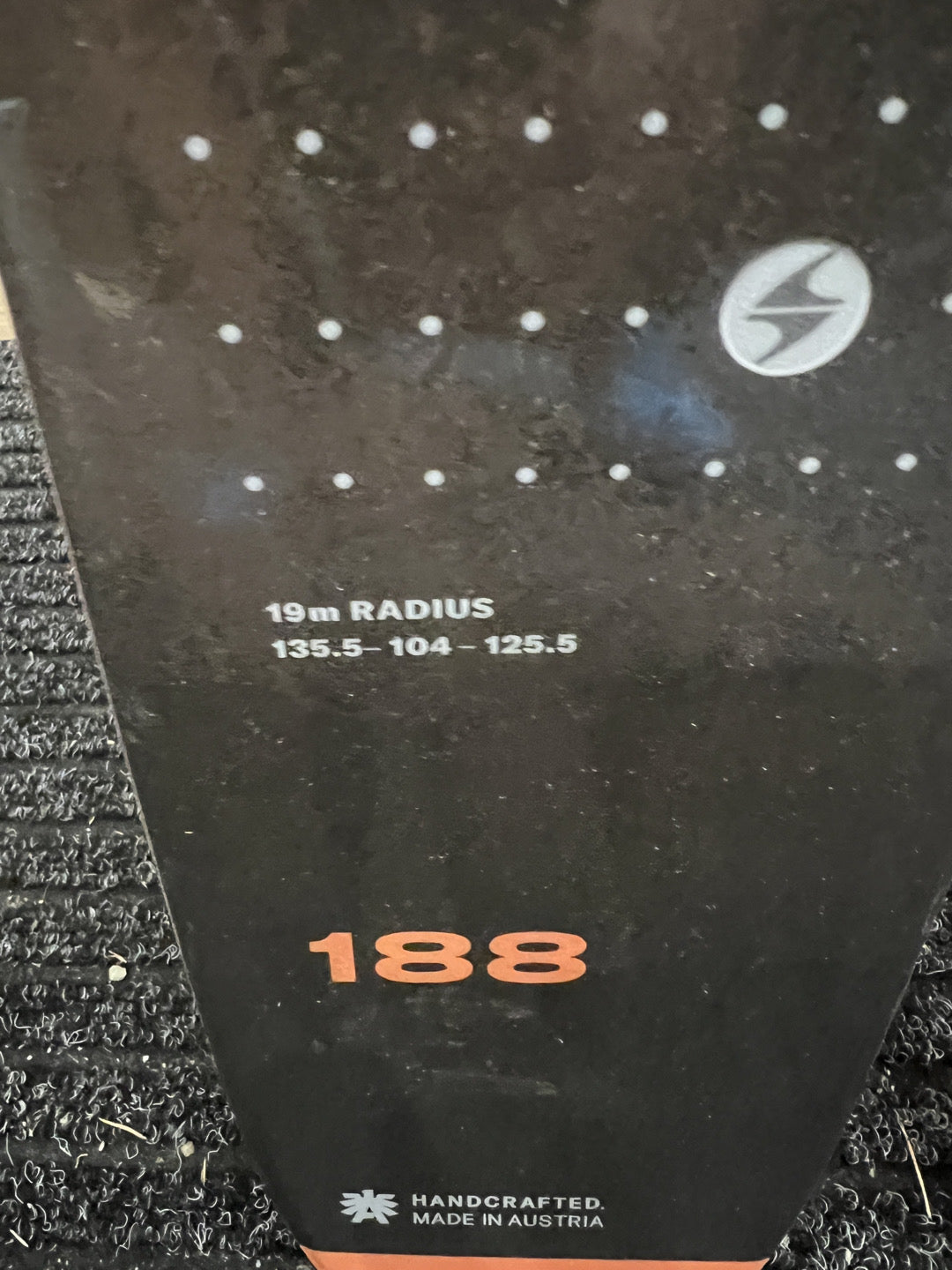 188cm Sci freeride Blizzard Hustle10 r19 usato N180