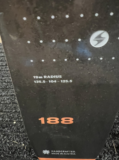 188cm Sci freeride Blizzard Hustle10 r19 usato N180