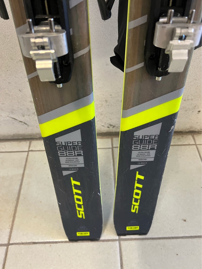 160cm Scott Superguide 88 Test Sci+attacchi+pelli