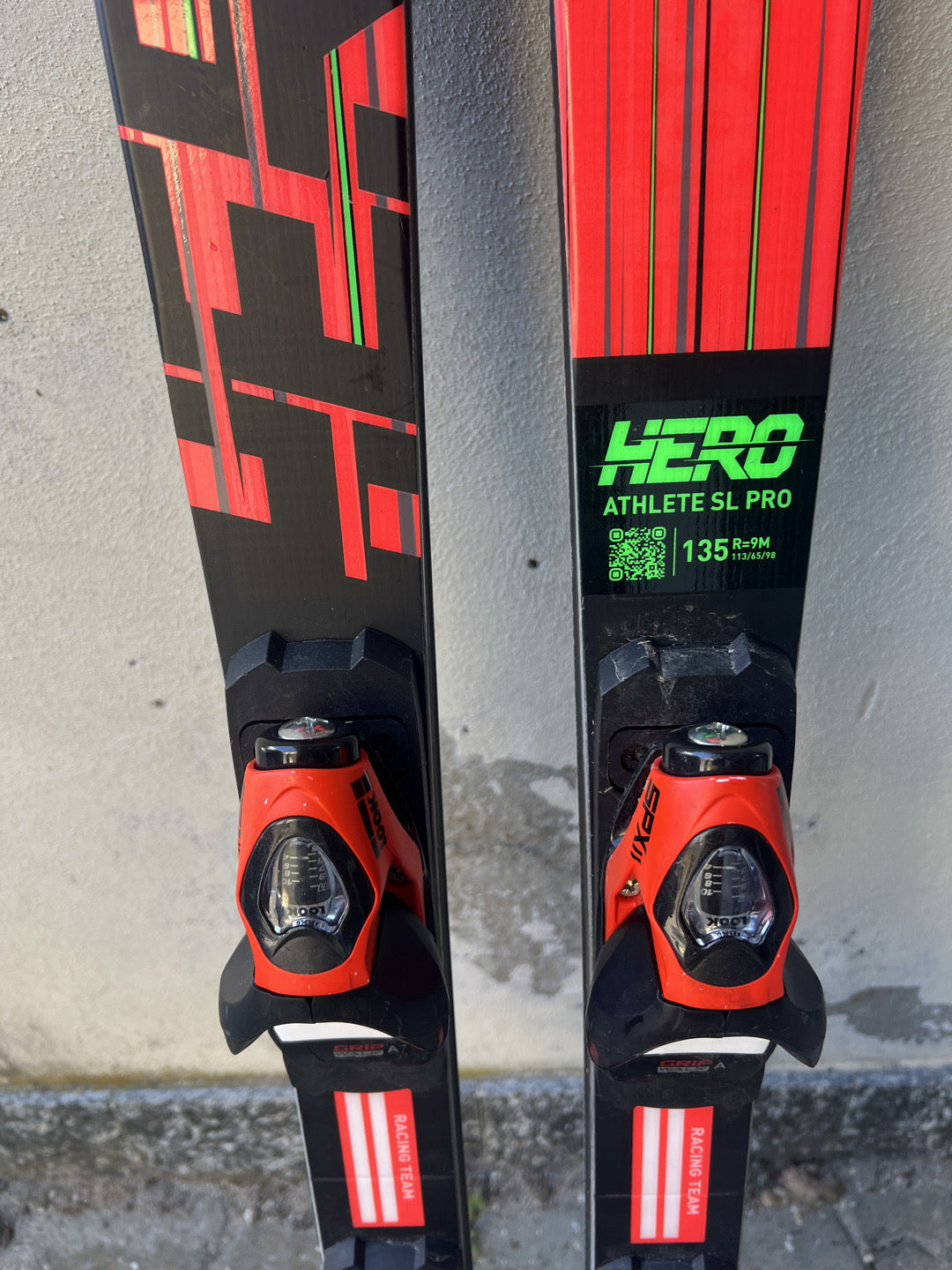 135cm sci Rossignol Hero FIS SLJ r9 usato 2024