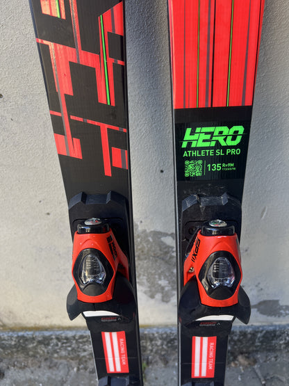 135cm sci Rossignol Hero FIS SLJ r9 usato 2024