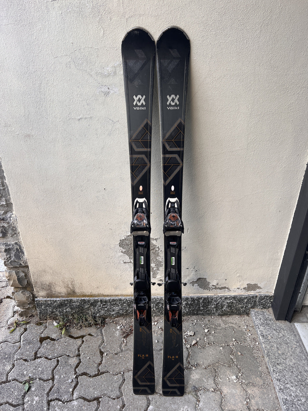 154cm sci Volkl Flair 75 r12.2 usato N132 8614