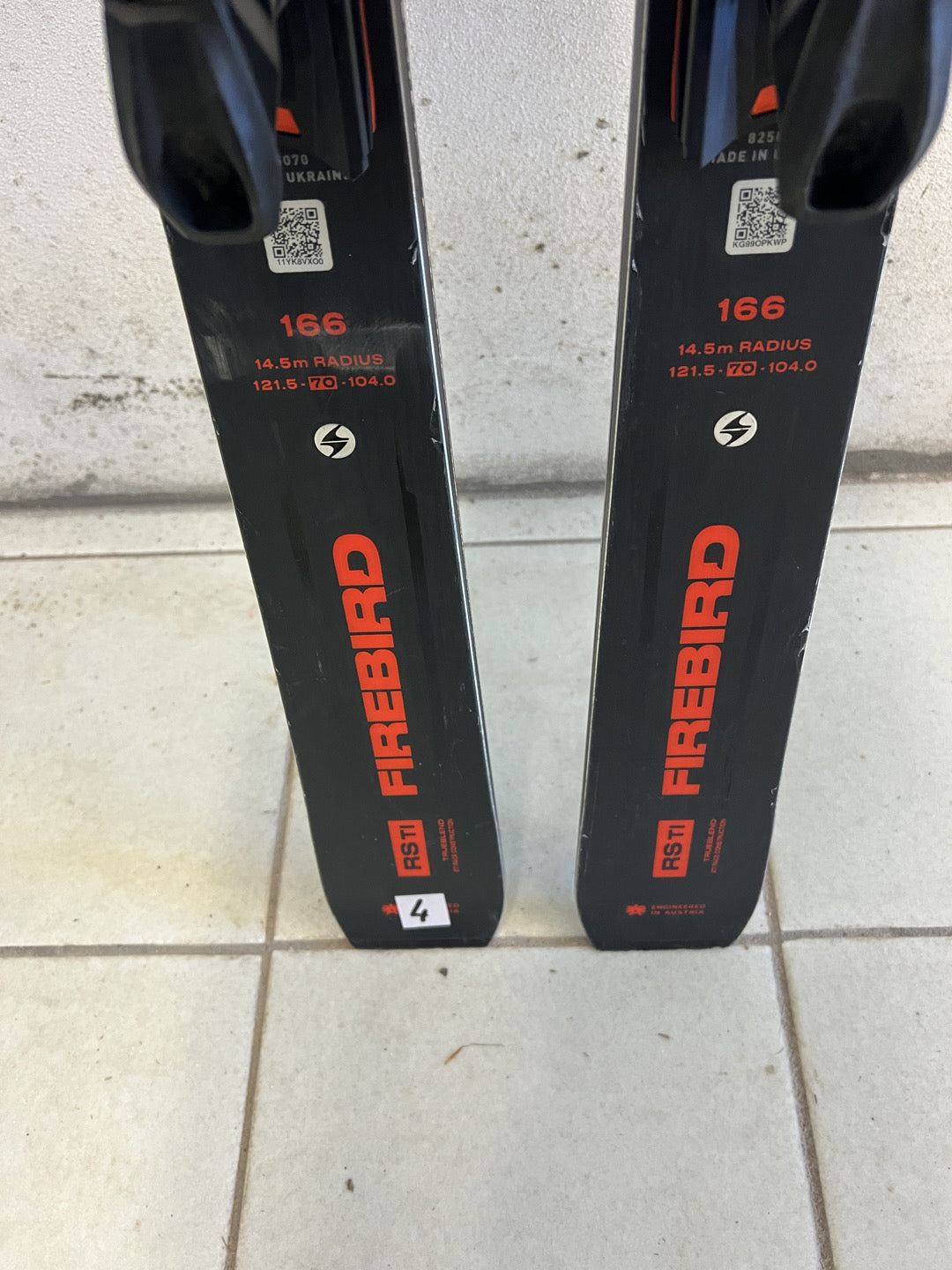 166cm sci Blizzard RS TI Test r14.5 usati N4