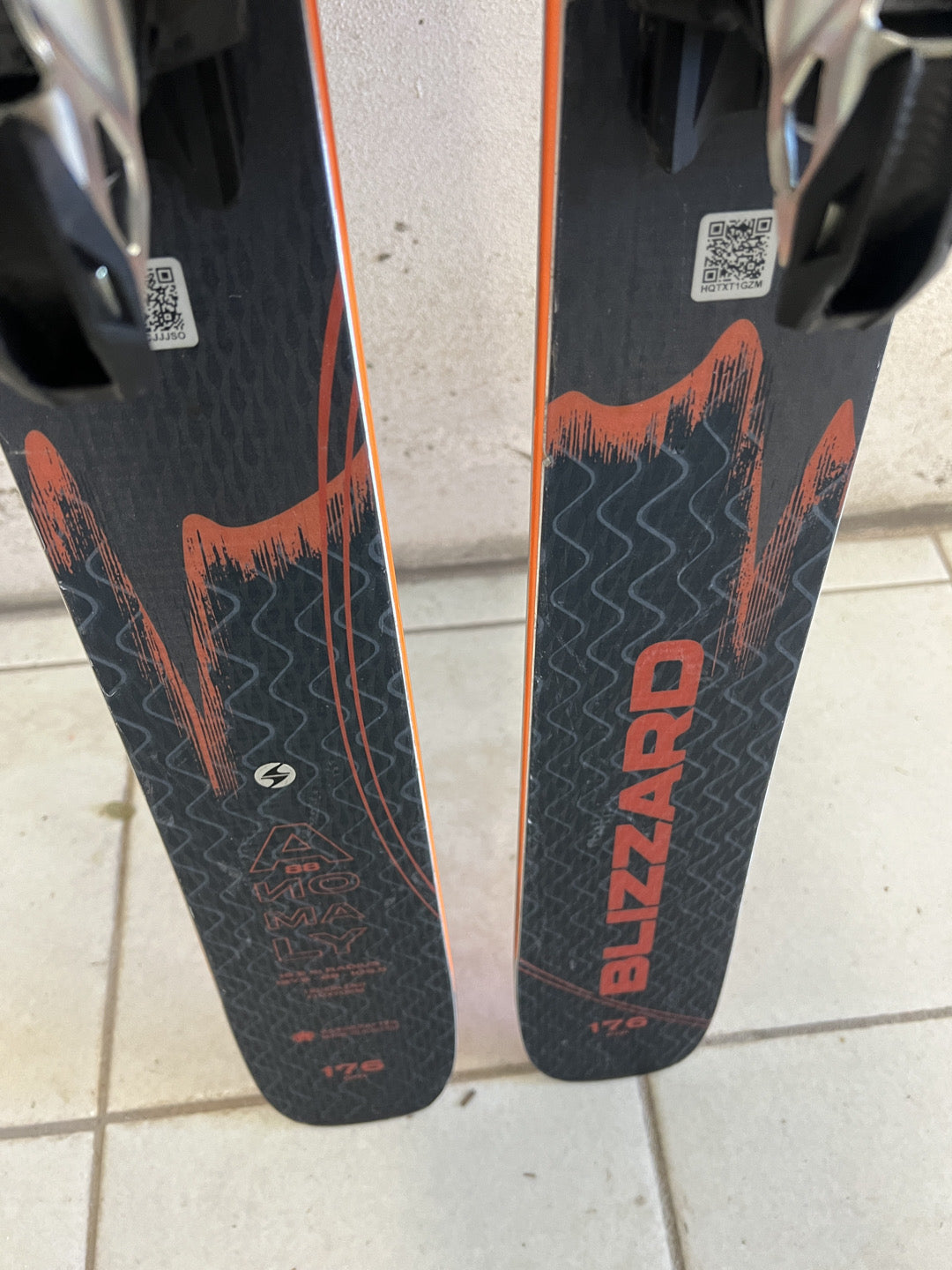 176cm Sci freeride Blizzard Anomaly 88 r16.5 usato