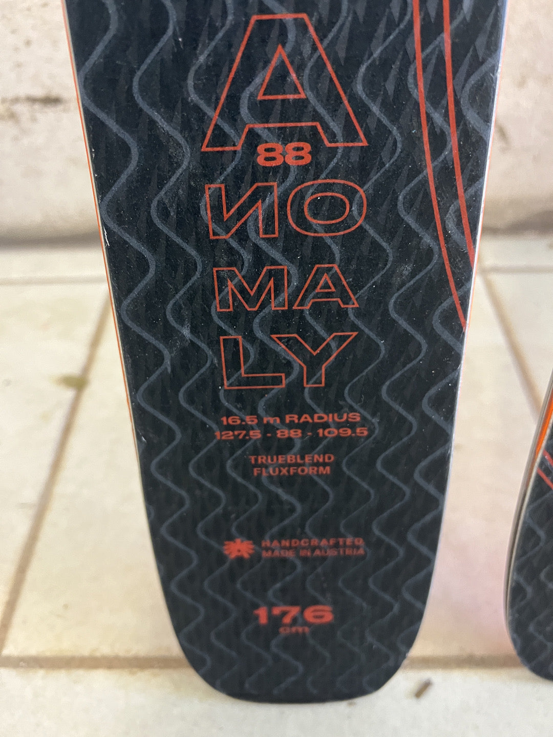 176cm Sci freeride Blizzard Anomaly 88 r16.5 usato