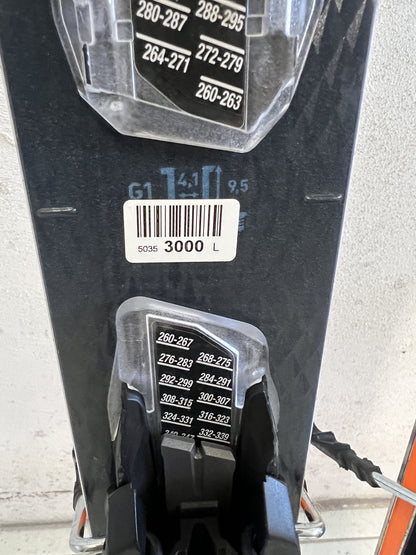 176cm Sci freeride Blizzard Anomaly 88 r16.5 usato