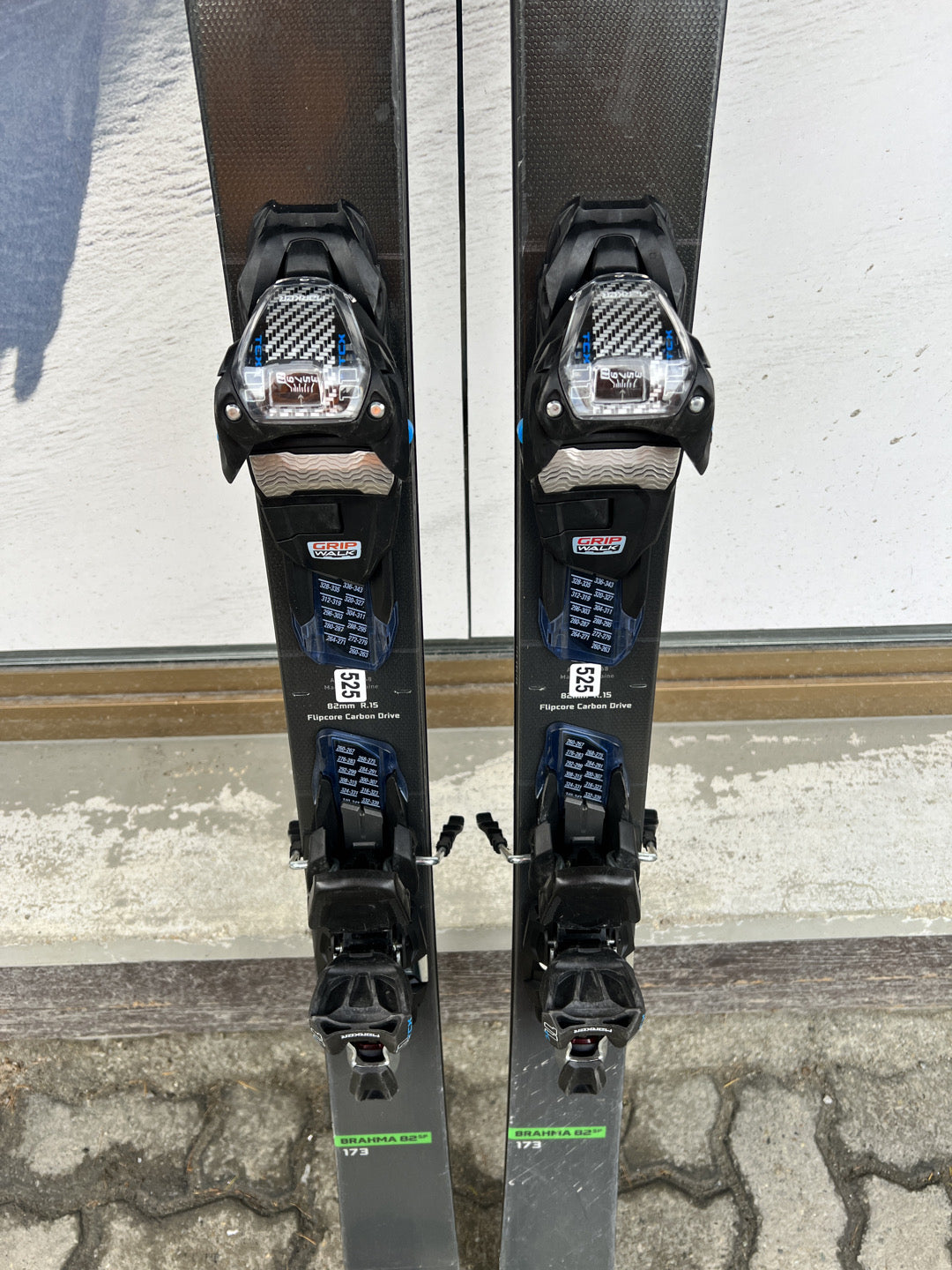 173cm Sci freeride Blizzard Brahma82 SP r15 usato