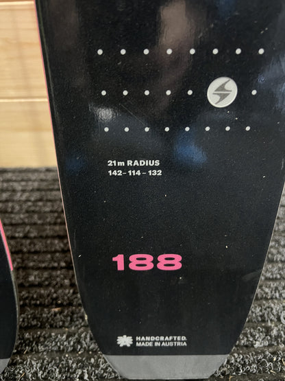 188cm Sci freeride Blizzard Hustle11 r21 usato N177