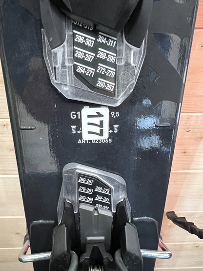 188cm Sci freeride Blizzard Hustle11 r21 usato N177