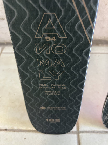 182cm Sci freeride Blizzard Anomaly94 r19.5 usato