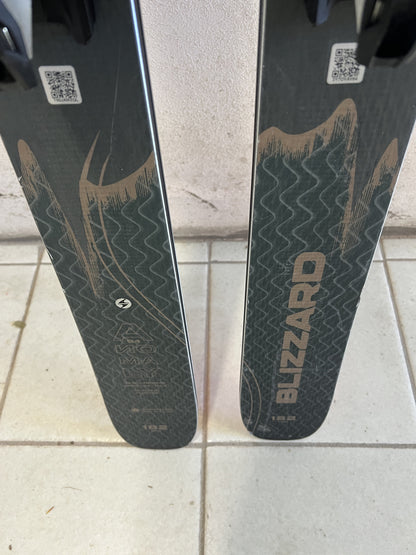 182cm Sci freeride Blizzard Anomaly94 r19.5 usato