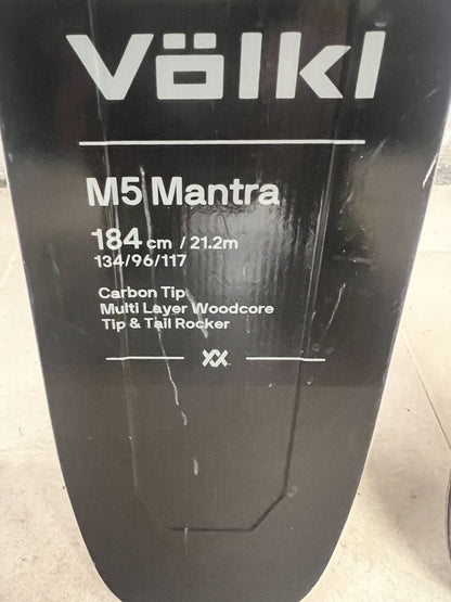 184cm Sci freeride Volkl Mantra M5 96 r21.2 usato