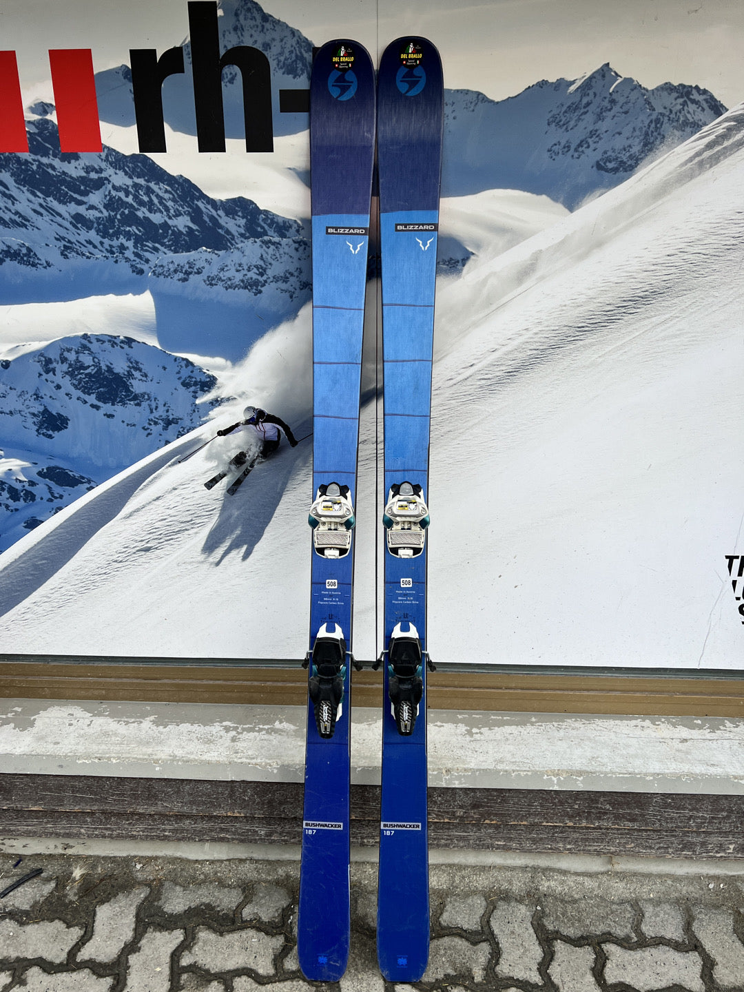 187cm Sci freeride Blizzard Bushwacker88 r19 usato